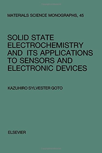 Solid State Electrochemistry and Its Applications to Sensors and Electronic Devices (Materials Science Monographs)