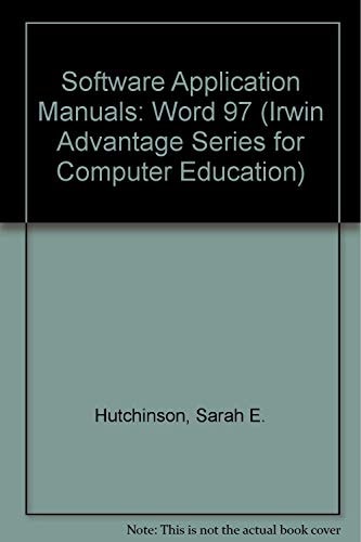 Advantage Series: Microsoft Word 97 for Windows