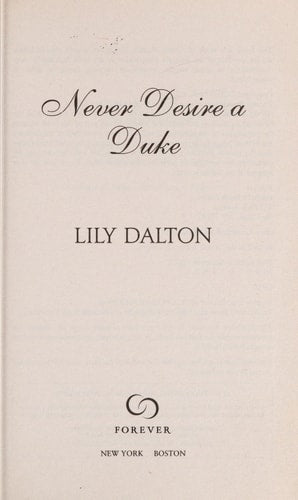 Never Desire a Duke