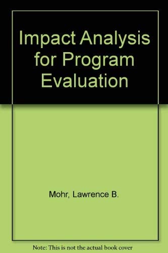 Impact Analysis for Program Evaluation