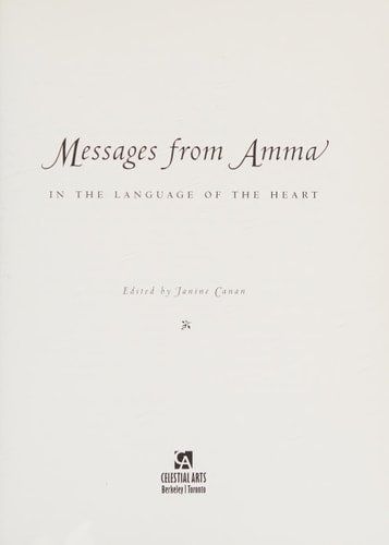Messages from Amma: In the Language of the Heart