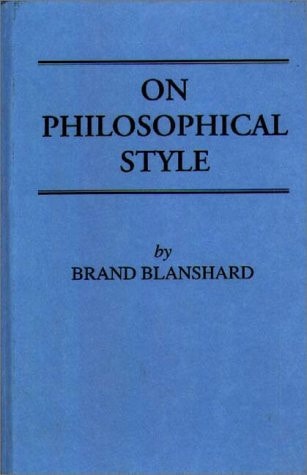 On Philosophical Style