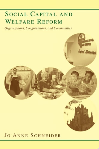 Social Capital and Welfare Reform: Organizations, Congregations, and Communities