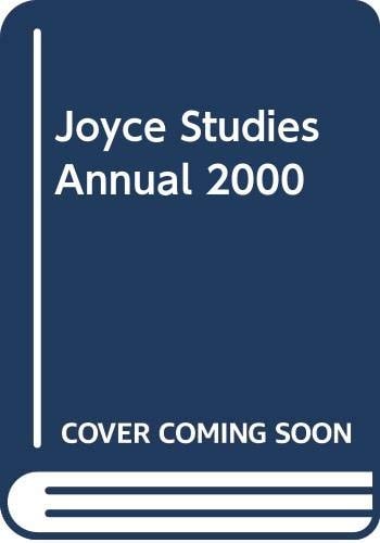 Joyce Studies Annual 2000