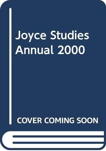 Joyce Studies Annual 2000