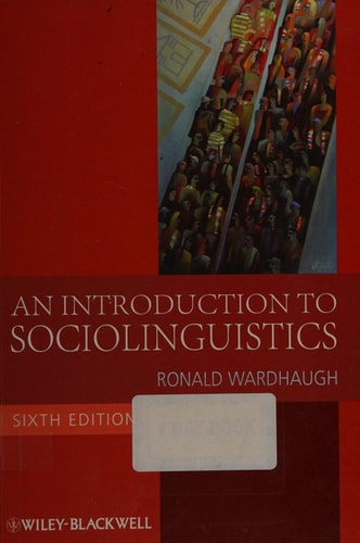 An Introduction to Sociolinguistics