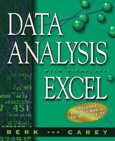 Data Analysis with Microsoft Excel: Windows 95 Edition
