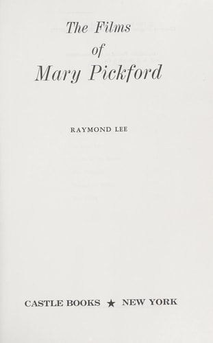 The Films of Mary Pickford