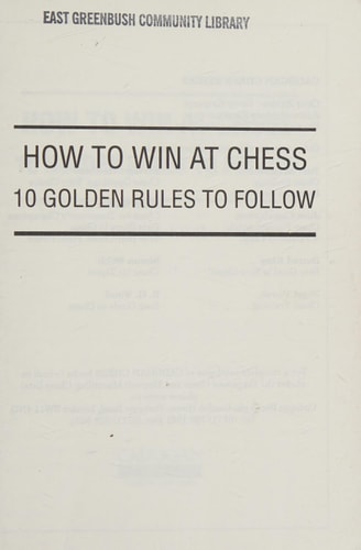 How to Win At Chess