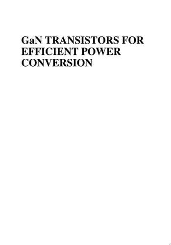 GaN Transistors for Efficient Power Conversion
