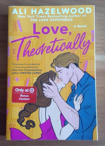Love, Theoretically by Ali Hazelwood, Target Exclusive Edition with Bonus Content, Paperback Romance Novel