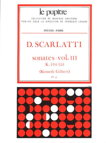 SCARLATTI: OEUVRES COMPLETES POUR CLAVIER VOLUME 3 SONATES K104 A K155 (LP33)