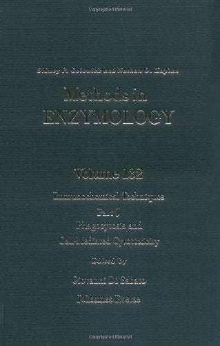 Immunochemical Techniques, Part J: Phagocytosis and Cell-Mediated Cytotoxicity, Volume 132: Volume 132: Immunochemical Techniques Part J (Methods in Enzymology)