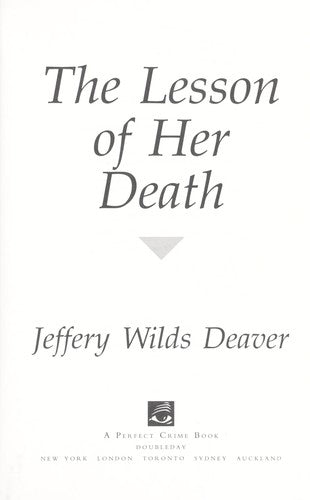 Lesson of Her Death, The cover