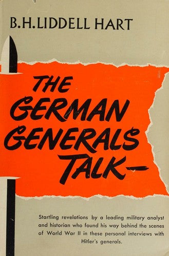 The German Generals Talk cover