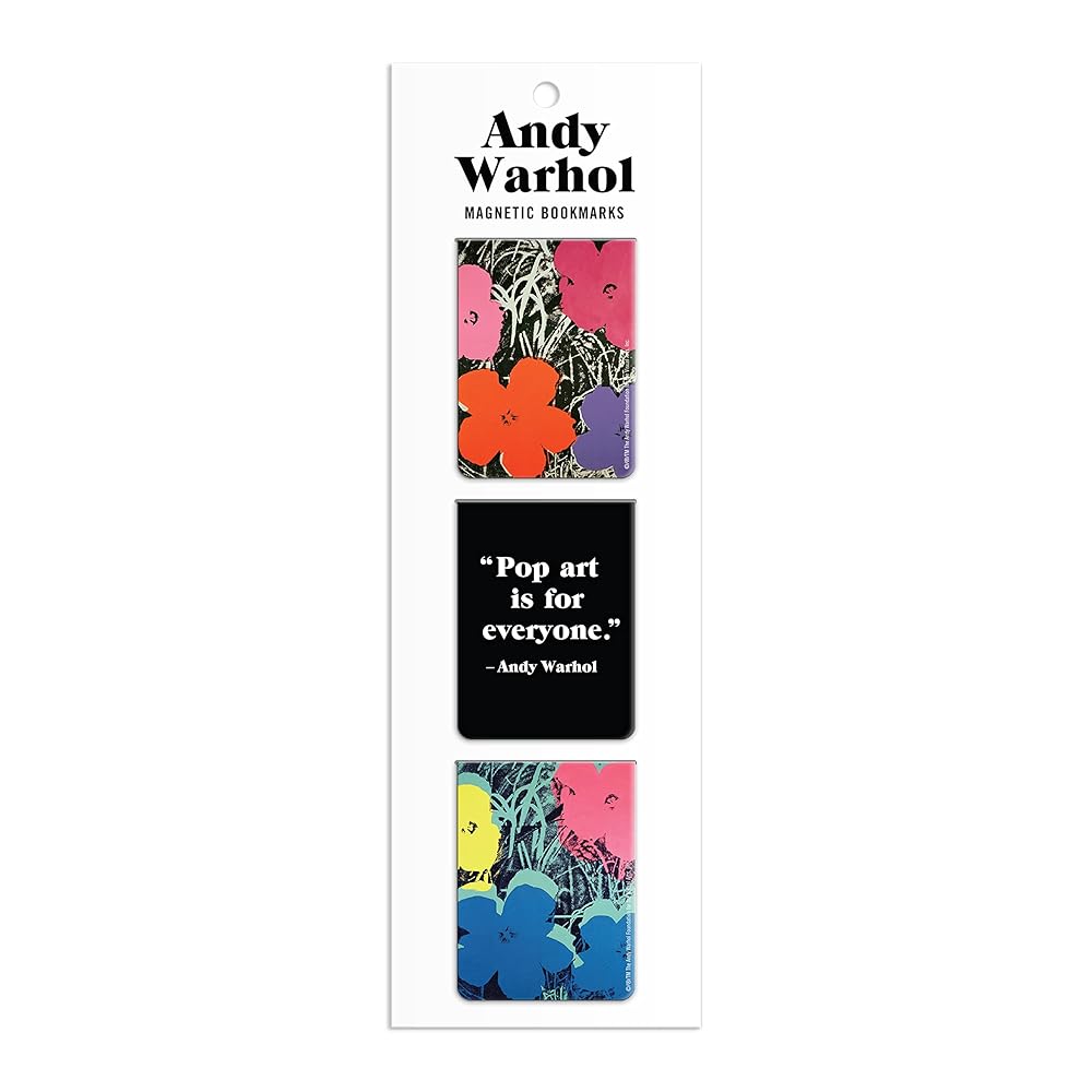 Andy Warhol Flowers Magnetic Bookmarks (Gal Andy Warhol) cover image