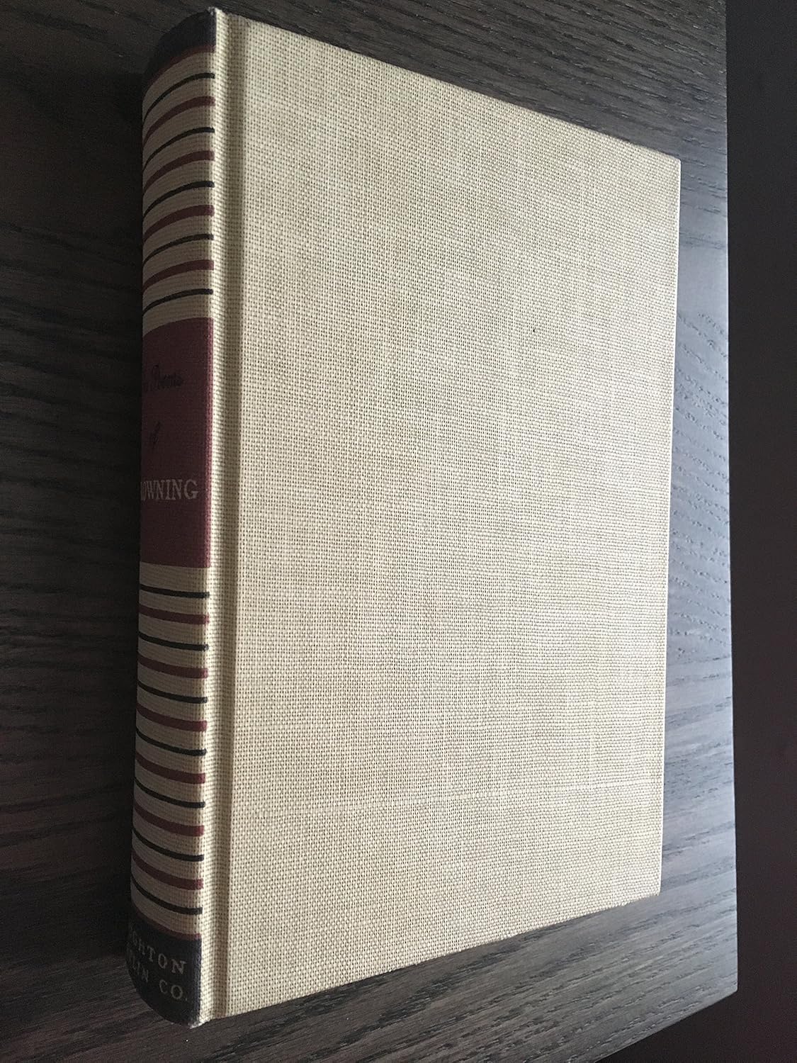 BROWNING'S COMPLETE POETICAL WORKS Cambridge Edition