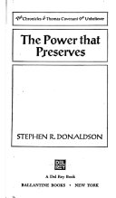 POWER THAT PRESERVES cover