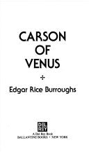 Carson of Venus cover