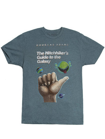 The Hitchhiker's Guide to the Galaxy Indigo Unisex T-shirt Large