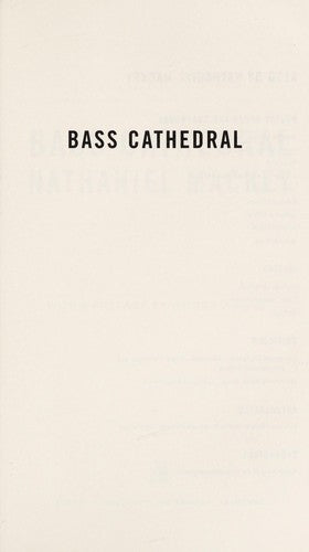 Bass Cathedral cover