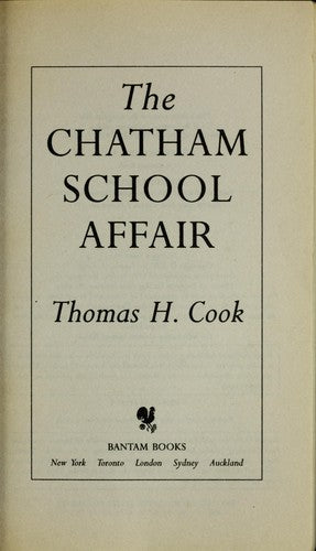 The Chatham School Affair: A Novel cover