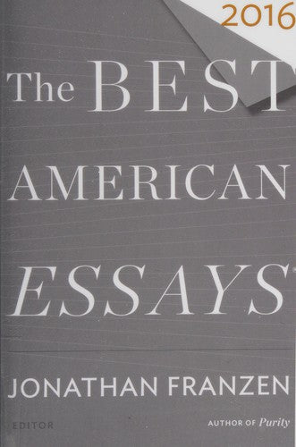 The Best American Essays 2016 (The Best American Series ®) cover