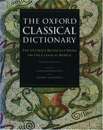 The Oxford Classical Dictionary cover