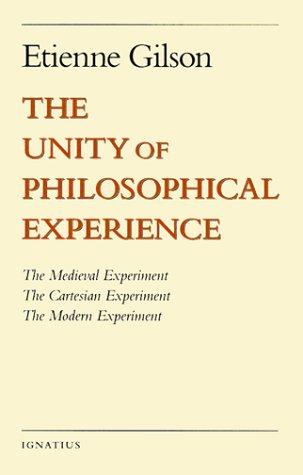 The Unity of Philosophical Experience cover