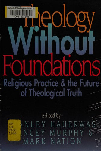 Theology Without Foundation cover