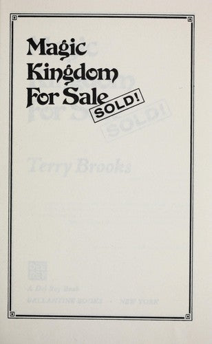 Magic Kingdom for Sale--Sold! (Landover) cover
