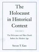 The Holocaust in Historical Context cover