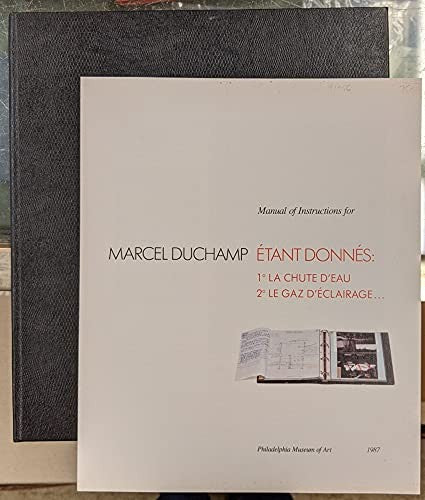 Manual of Instructions for Etant Donnes 1 la chute d'eau cover