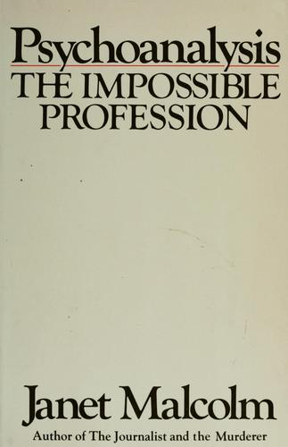 Psychoanalysis: The Impossible Profession cover