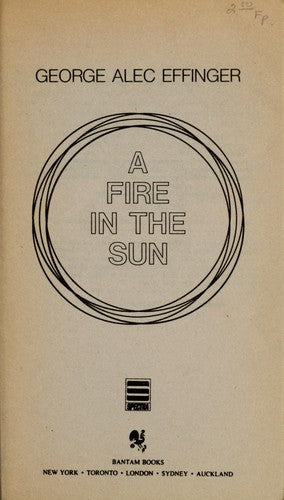 A Fire in the Sun cover