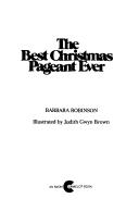The Best Christmas Pageant Ever cover