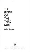 The Riddle of the Third Mile cover