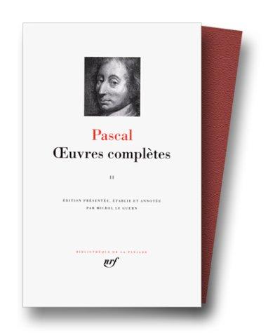 Pascal : Oeuvres completes, tome 2 (French Edition) (Bibliotheque de la Pleiade) cover