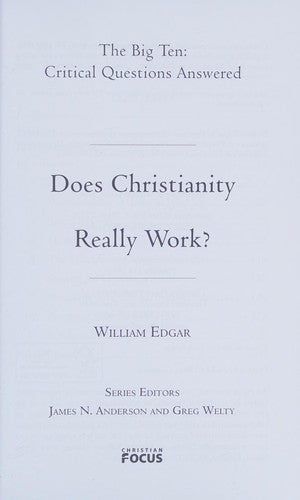 Does Christianity Really Work? (The Big Ten) cover