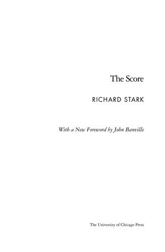 The Score: A Parker Novel (Parker Novels) cover