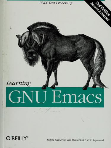 Learning GNU Emacs cover