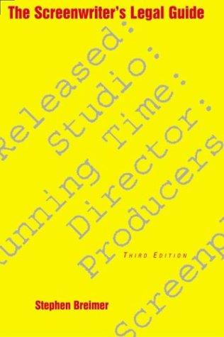The Screenwriter's Legal Guide cover