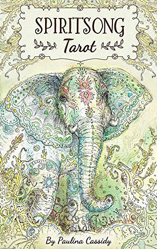 Spiritsong Tarot: 78-Card Tarot Deck with Animal Spirit Guides, Shamanic Symbolism, Hand-Drawn Visionary Artwork, Divine Guidance, 108-Page Guidebook cover