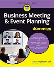 Business Meeting & Event Planning For Dummies cover