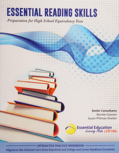 Essential Reading Skills: Preparation for High School Equivalency Tests cover