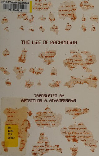 The Life of Pachomius: Vita Prima Graeca cover