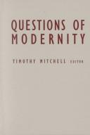 Questions Of Modernity (Volume 11) (Contradictions of Modernity) cover
