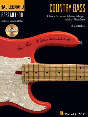 Country Bass -A Guide to the Essential Styles and Techniques | Method Sheet Music Book with Online Audio | Beginner to Intermediate Instruction Play Along for Classic and Modern Country Bass Styles cover
