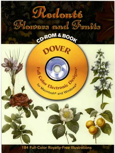 Redout Flowers and Fruits (Dover Electronic Clip Art)