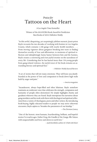 Tattoos on the Heart: The Power of Boundless Compassion